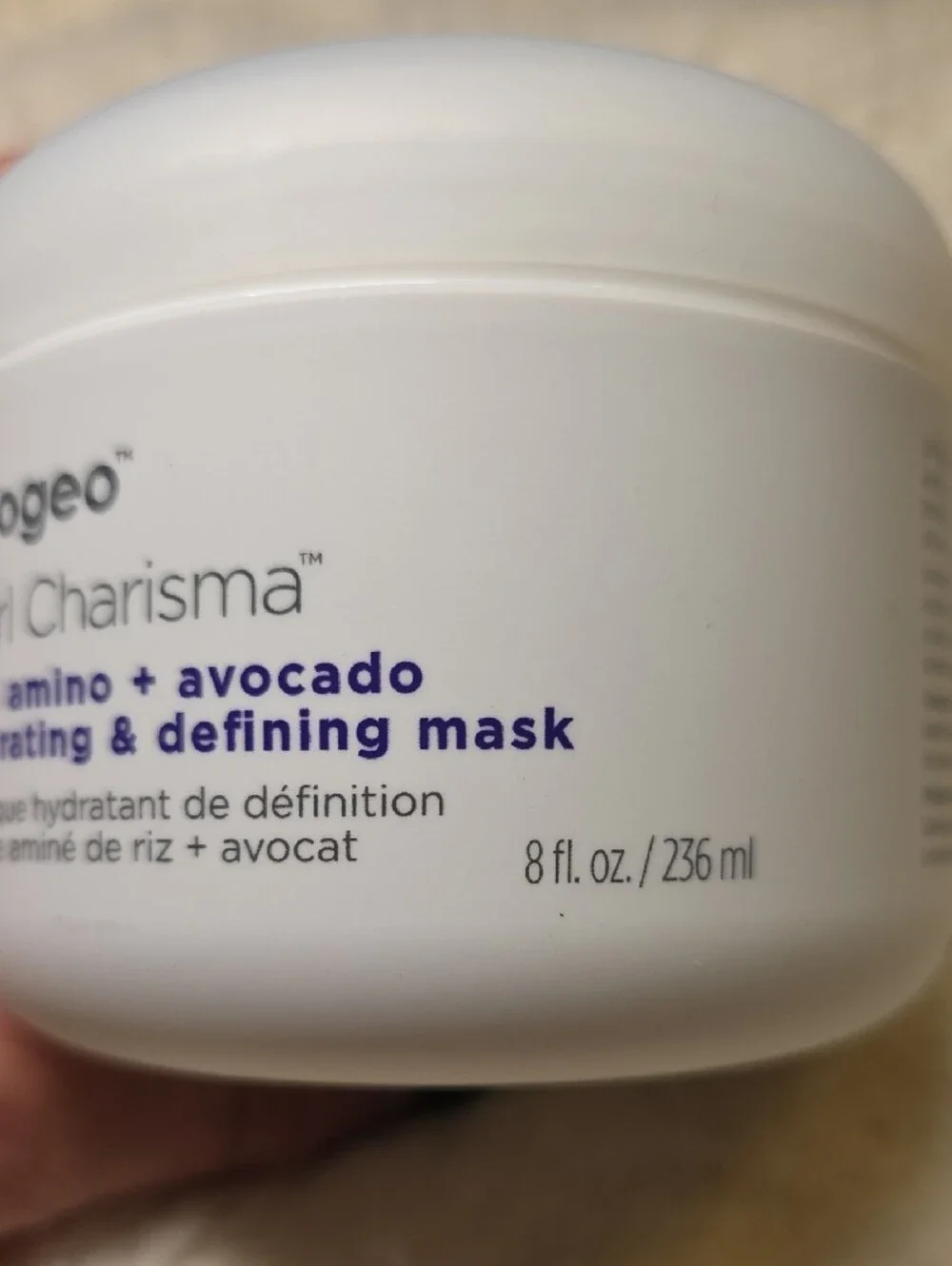 Briogeo Curl Charisma Hydrating & Defining Mask - White with Purple Accent